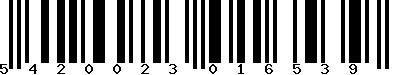 EAN : 5420023016539