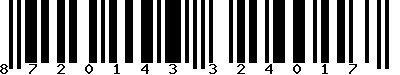 EAN : 8720143324017